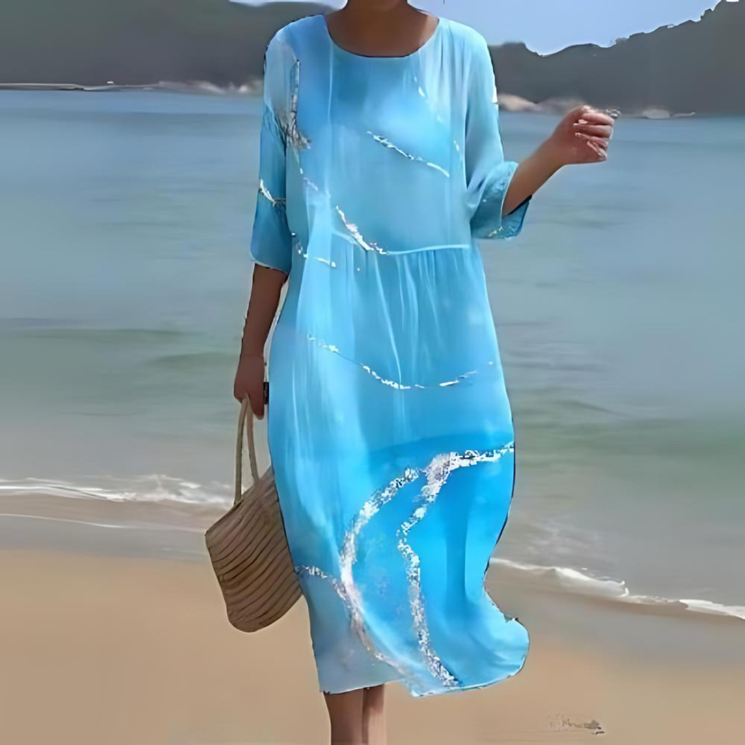 Flowy Elegant Midi Dress