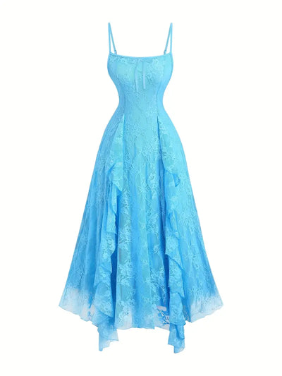 Flowy Elegant Midi Dress for Women