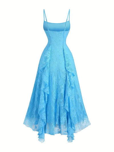 Flowy Elegant Midi Dress for Women