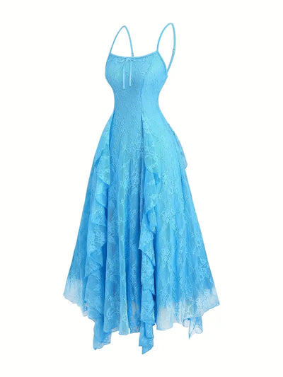 Flowy Elegant Midi Dress for Women
