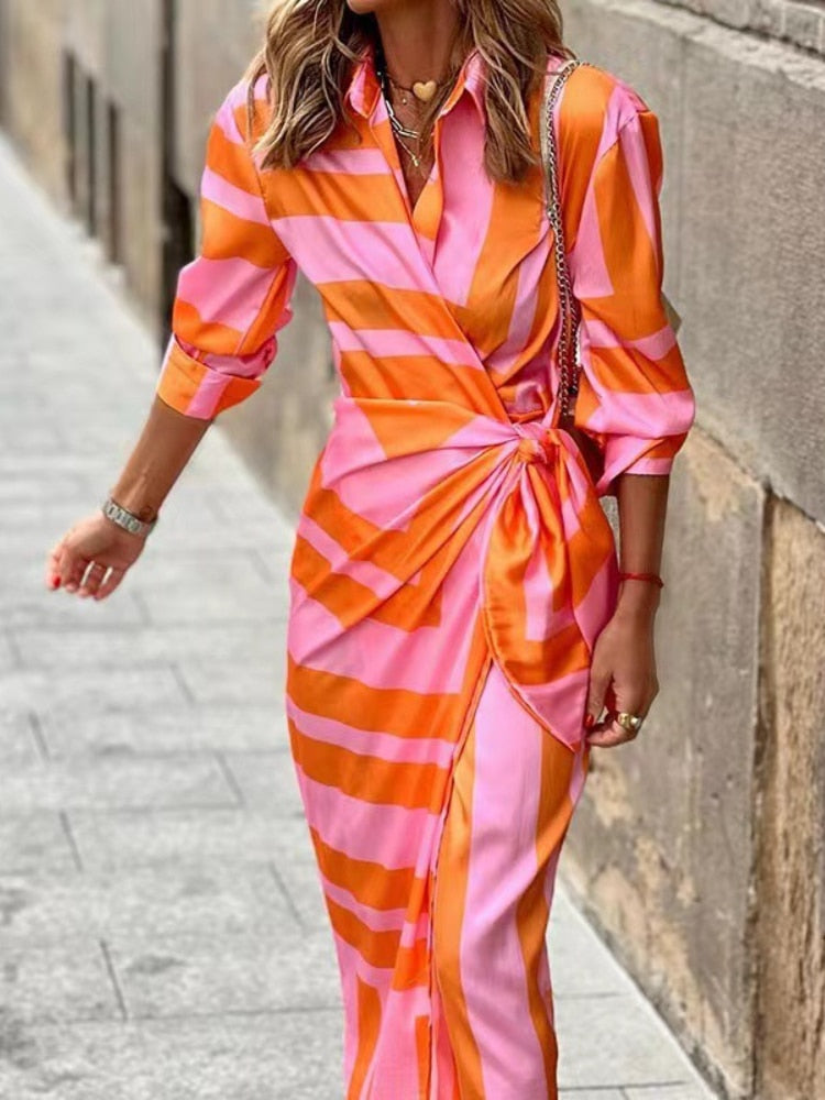 Summer Wrap Maxi Dress For Women