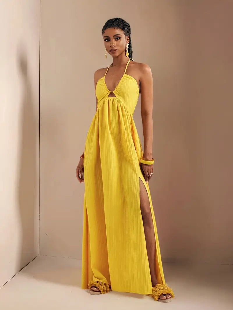 Sleeveless Evening Maxi Dress for Women